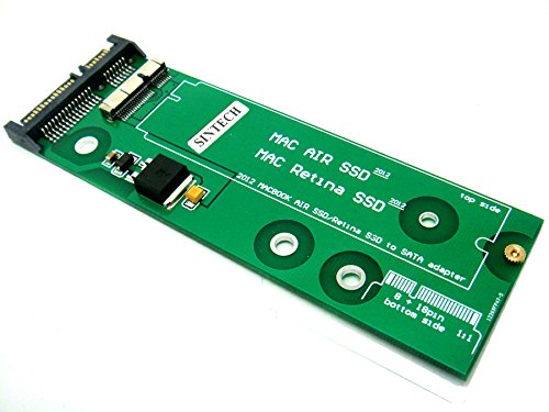 Sinech 7+17Pin to SATA Adapter Card,Compatible with SSD from 2012 Year MacBook Air/PRO Retina