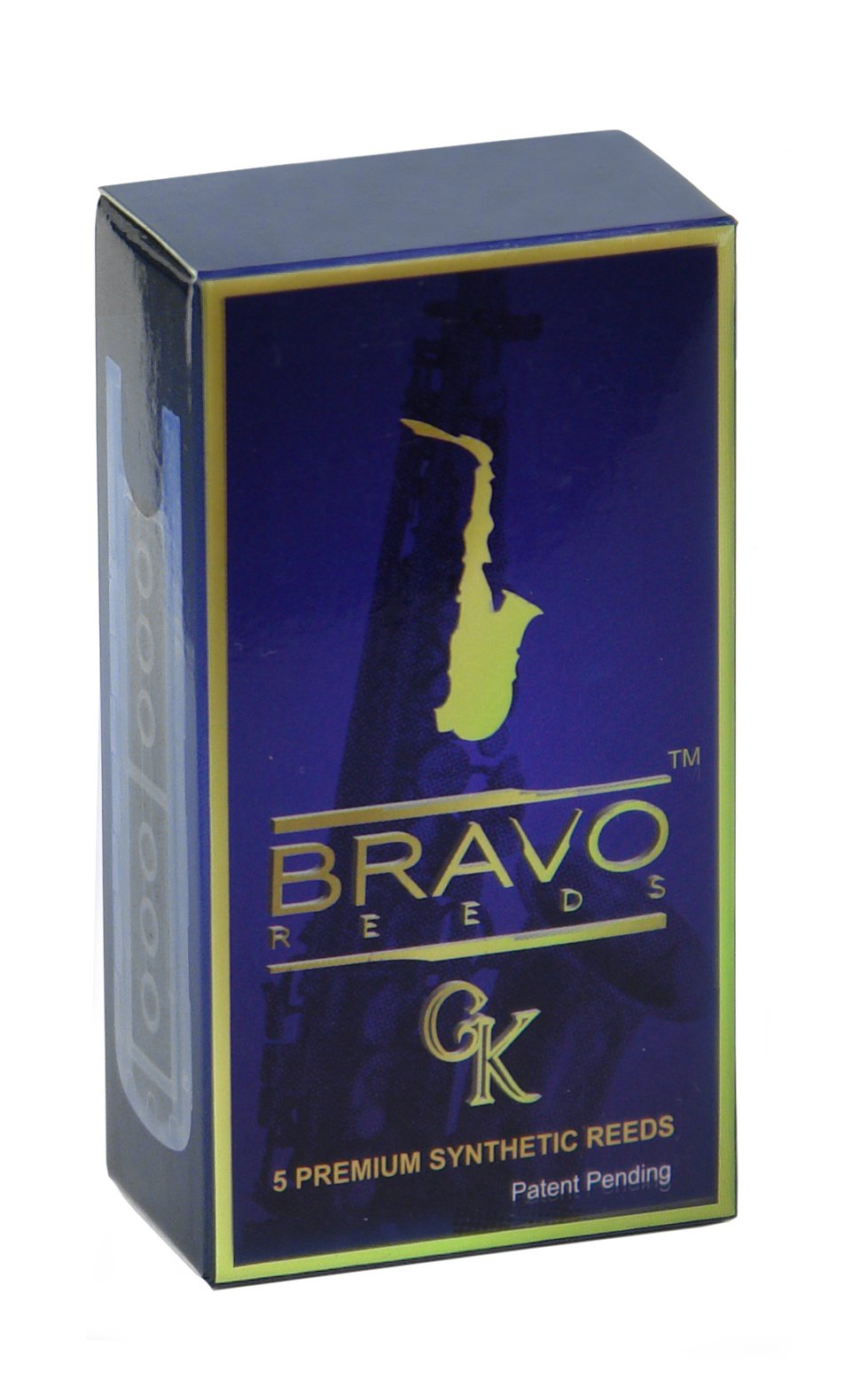 Bravo Synthetic Reeds for Alto Saxophone - Strength 2.0, Model BR-AS20 Alto Sax Reed- Strength 2.0