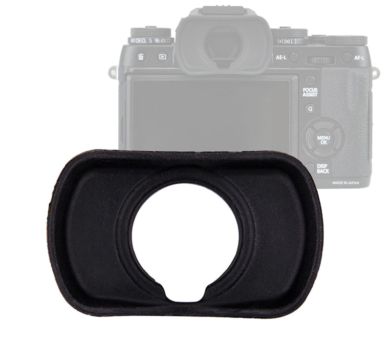 JJC EF-XTL Soft Silicone Eye cup Eyepiece for Fuji XT1 XT2 XT3 XT4 GFX-50S GFX100 X-H1, XT4 Eyecup, XT3 Eyecup, GFX 100, EC-XT L, Compatible with Fujfilm X-T1 X-T2 X-T3 X-T4 GFX-50S GFX100 X-H1 Eyecup for Fuji XT1 XT2 XT3 XH1 FX-50S