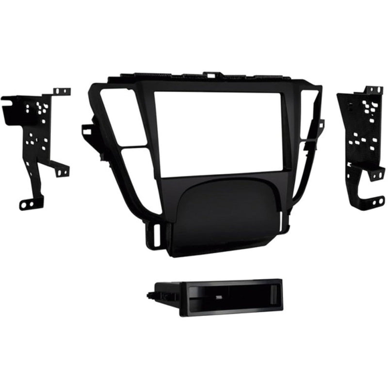 Metra 99-7808B Compatible with Acura TL 2009-2014 Single/Double-DIN Installation Kit | Aftermarket radio installation trim, factory-style sedan bezel, head unit mounting panel, clean integrated stereo look