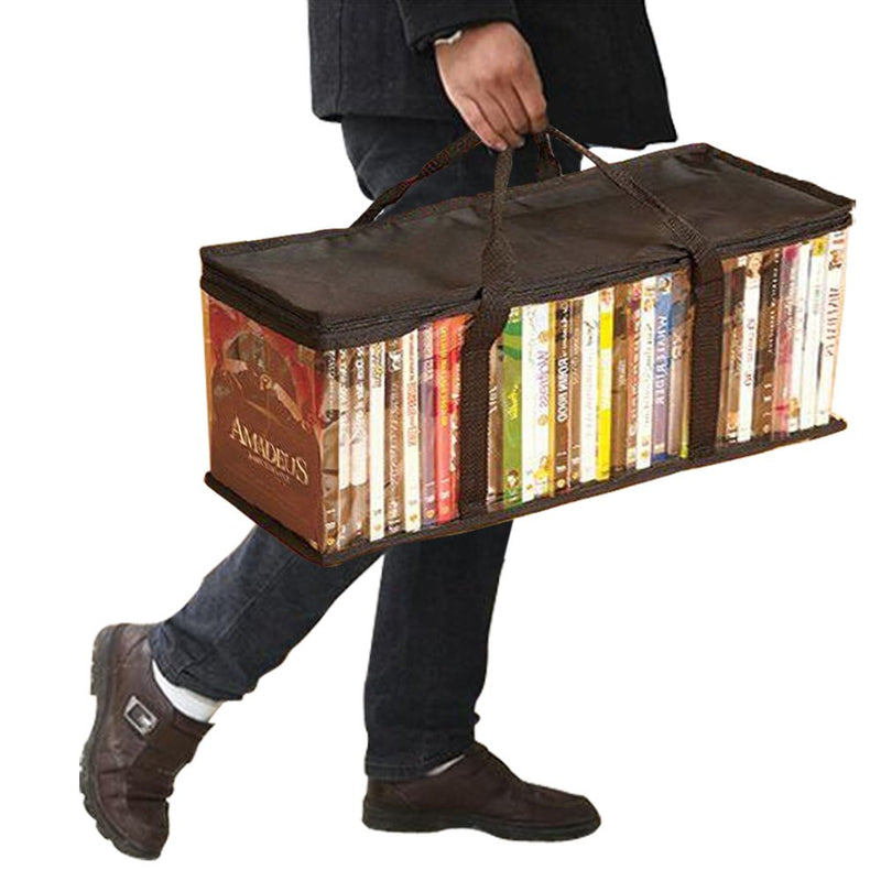 [AUSTRALIA] - Zuitcase- Handy Portable DVD Storage Bags - Best 2-Pack DVD Media Storage Bags Hold up to 80 DVDs (40 Each Bag) Pack of 2 