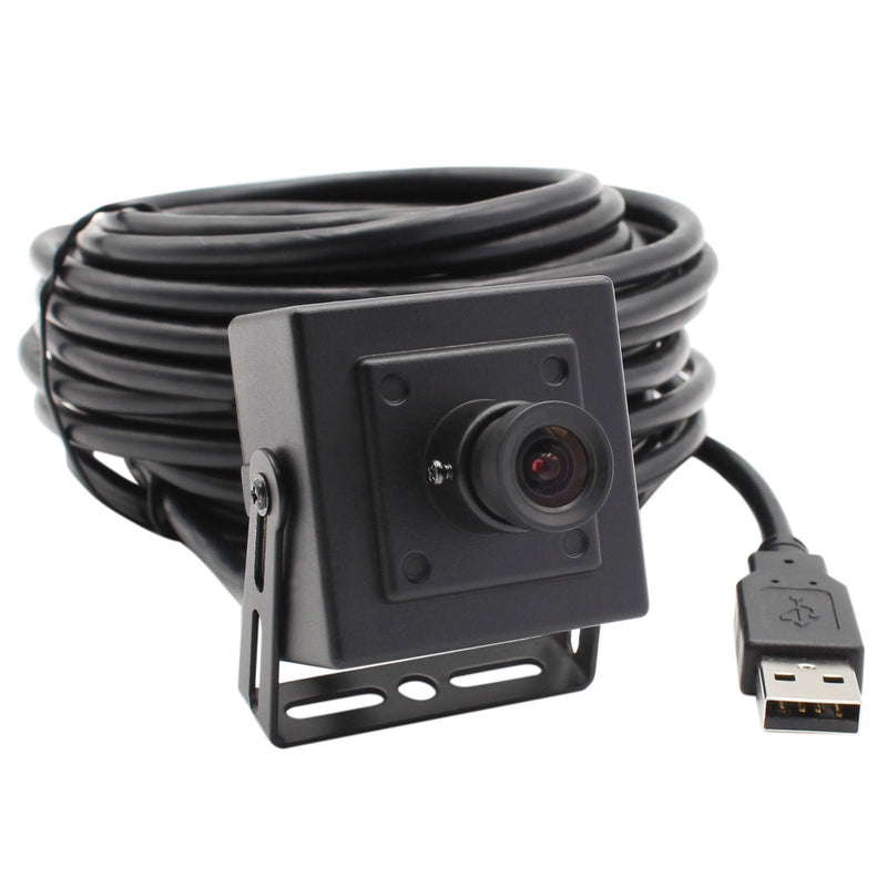 [AUSTRALIA] - ELP 3.6mm Lens 1MP Mini HD USB Camera with Metal Case for Computer,720P 30fps Mini UVC USB2.0 Video Webcam OV9712 Lightburn Camera for Medical Endoscope 3D Scanner,ATM,Kiosk,3.3ft/1m Cable for Laptop 