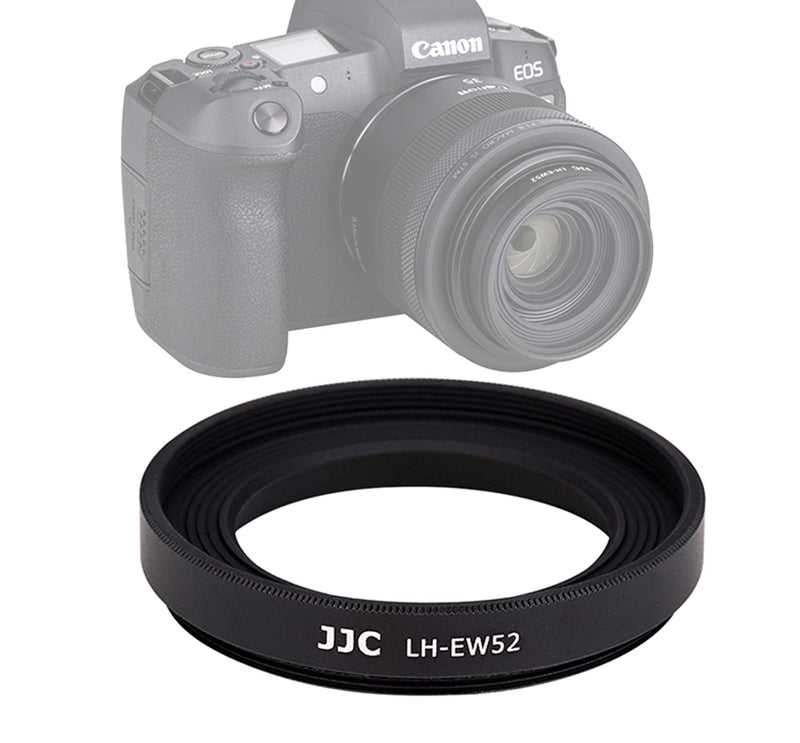 [AUSTRALIA] - JJC LH-EW52 Metal Screw-in Lens Hood, Compatible with Canon RF 35mm f1.8 Macro IS STM Lens, Replacement for EW-52 For Canon RF 35mm f1.8 