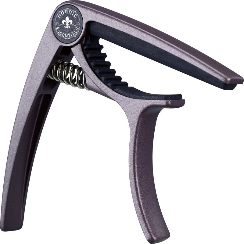 Guitar Capo Deluxe for Acoustic Guitars, Ukulele, Banjo, Mandolin, Bass - Made of Premium Quality Zinc Alloy for 6 & 12 String Instruments - Luxury Accessories by Nordic Essentials Matte Coffee Dream