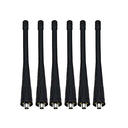 6 X Original Antenna for Baofeng Bf-888s SMA Female UHF 400-470mhz Antenna for Two Way Radio Baofeng Bf-888s Bf-777s Bf-666s
