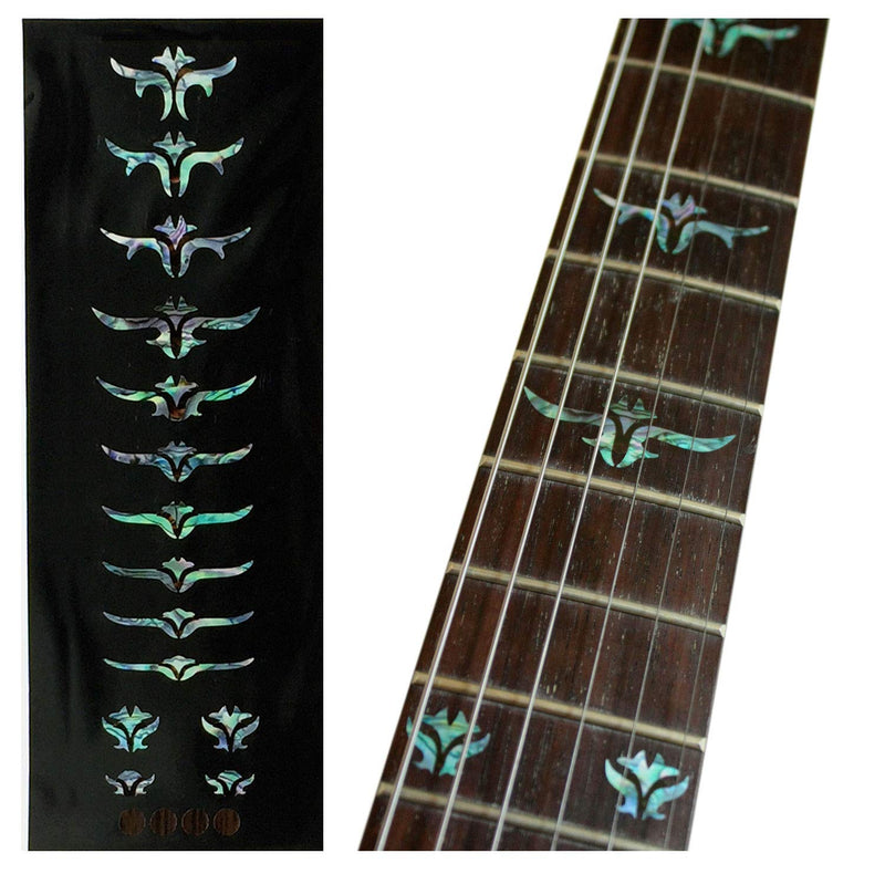 Jockomo Tailored Leaf (Avalon MIX) Guitar Inlay Sticker Abalone Mix