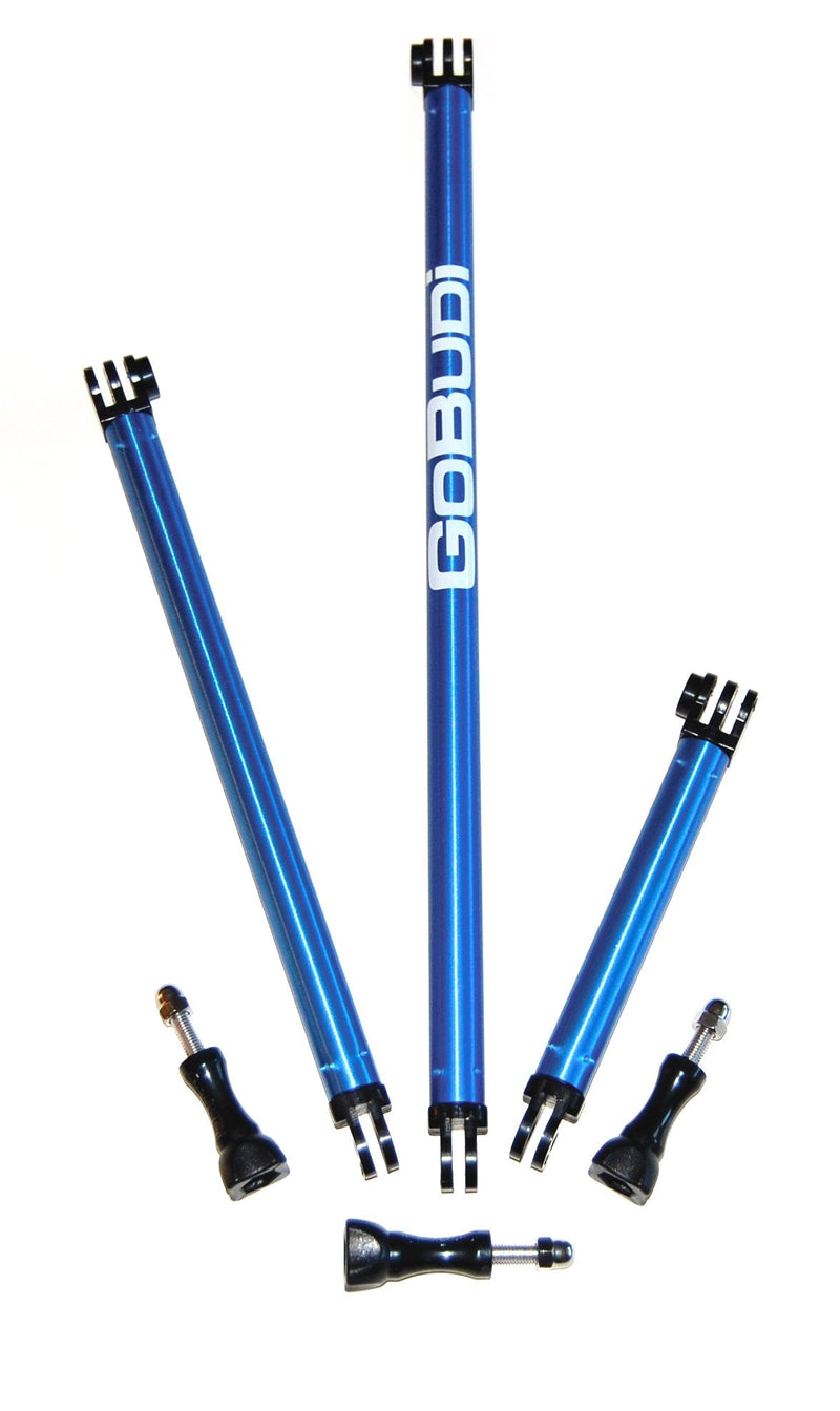 Extension Pole Set Compatible with All GoPro Hero Cameras, Includes Bolts (3 Fixed Set) 3 Fixed Set