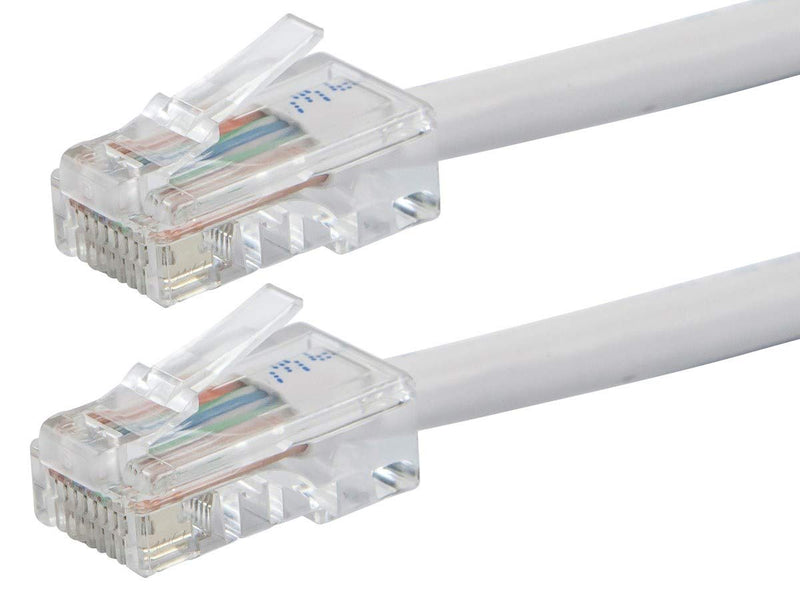 [AUSTRALIA] - Monoprice Cat6 Ethernet Patch Cable - 7 Feet - White | Network Internet Cord - RJ45, Stranded, 550Mhz, UTP, Pure Bare Copper Wire, 24AWG - Zeroboot Series 