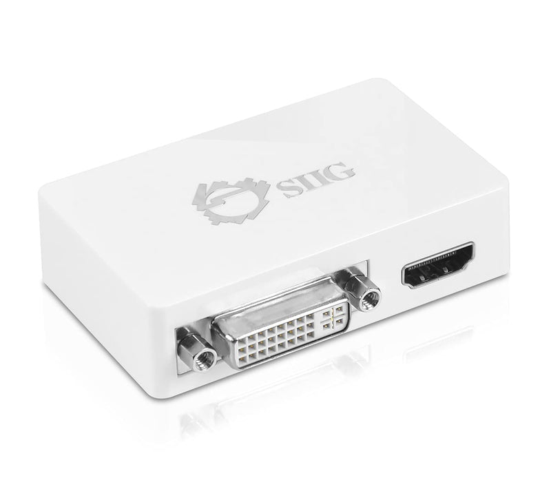 SIIG USB 3.0 to HDMI/DVI Dual Monitor Adapter, 1920x1080p (Full HD) and 2048x1152, Video Graphics Adapter Compatible with DisplayLink Supports MacOS and Windows, JU-H20511-S1 | Add two displays through USB 3.0 on Windows or macOS; Apple M1 support and ...