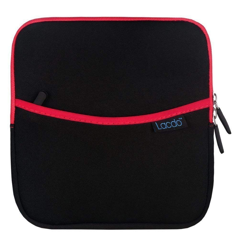 Lacdo Shockproof External USB CD DVD Writer Blu-Ray & External Hard Drive Neoprene Protective Storage Carrying Sleeve Case Pouch Bag With Extra Storage Pocket for Apple MD564ZM/A USB 2.0 SuperDrive / Apple Magic Trackpad / SAMSUNG SE-208GB SE-208DB SE-...