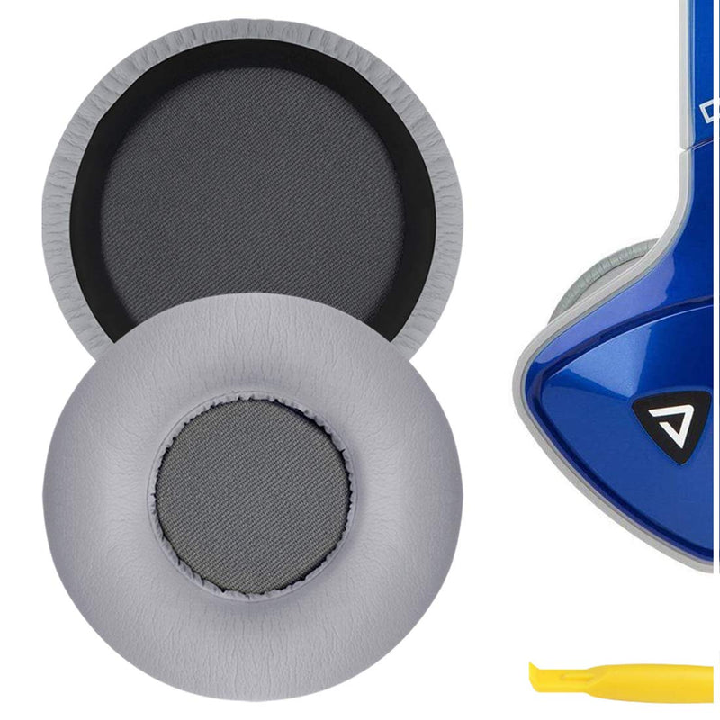 [AUSTRALIA] - Geekria QuickFit Replacement Ear Pads for Monster DNA On-Ear Headphones Earpads, Headset Ear Cushion Repair Parts (Grey) Grey 