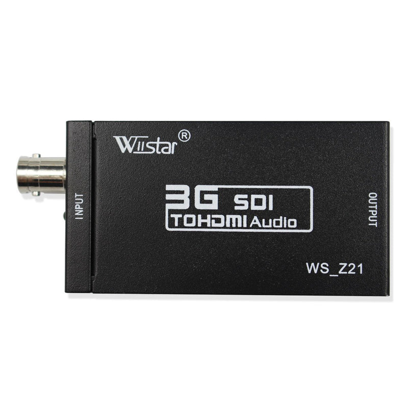 [AUSTRALIA] - Wiistar SDI to HDMI Converter 3G/HD-SDI to HDMI Audio Video Adapter Full HD 1080P for Camera CCTV Showing on HD Display 