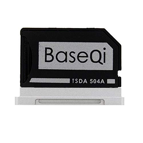 BASEQI FBA_iSDA504ASV Aluminum microSD Adapter Works with MacBook Pro 15" Retina (Late 2013 - Mid. 2015 )