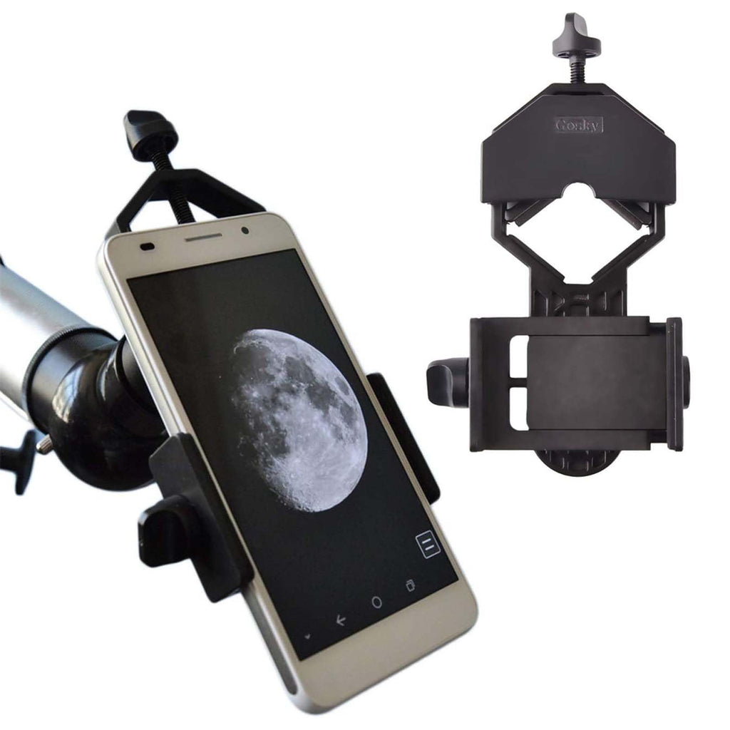 GOSKY Smartphone Adapter Mount Regular Size - Compatible with Binoculars, Monoculars, Spotting Scopes, Telescope, Microscopes Fits almost all Smartphones on the Market Record Nature and The World Standard