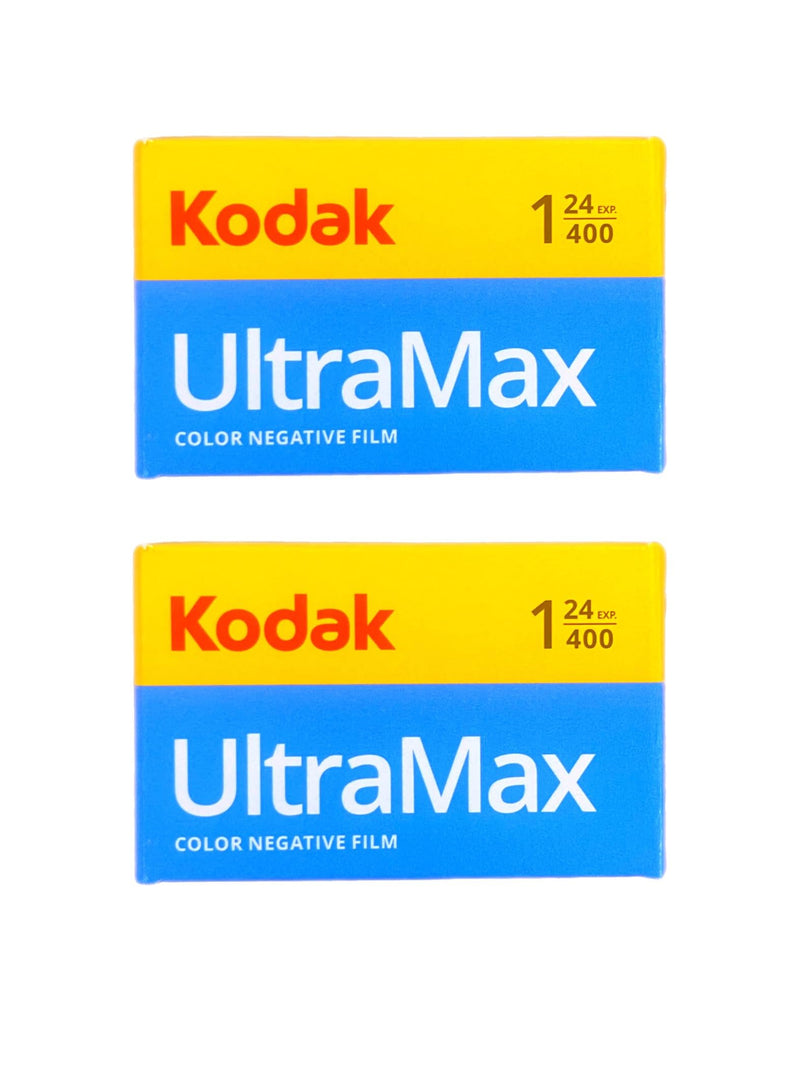 Kodak Ultramax 400 Color Negative Film (ISO 400) 35mm 24-Exposures - 2 Pack (2 Items)