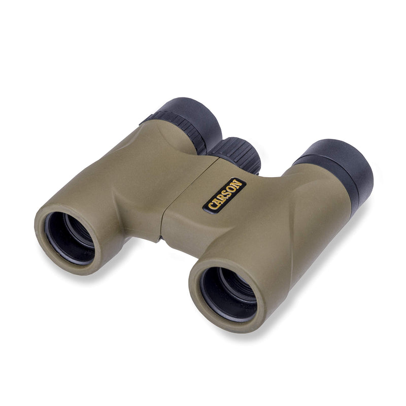 Carson Stinger 8x22mm Compact and Lightweight Binoculars for Travel, Bird Watching, Nature Viewing, Safari's, Concerts and Sporting Events (HW-822),Olive Green