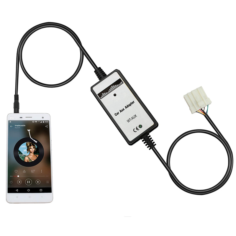 [AUSTRALIA] - Yomikoo Car Audio AUX Input, Stereo CD Changer 3.5mm AUX Cable for Mazda 3 2004-2008, Mazda 5 2005-2009, Mazda 6 2002-2008, RX-8 2004-2006, CX-7 2007-2008, MPV 2002-2011, Premacy 2002-2008 