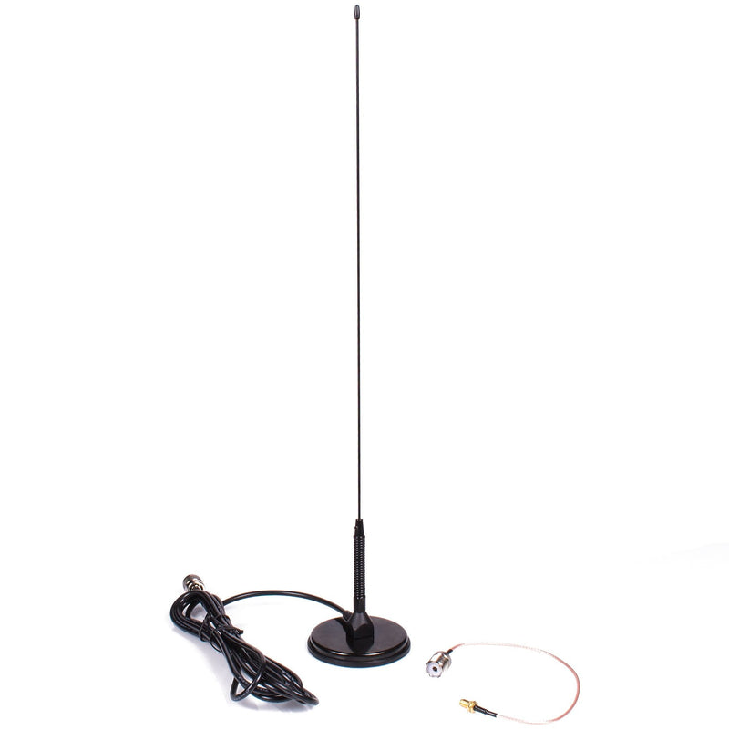 [AUSTRALIA] - Authentic Genuine Nagoya UT-72 Super Loading Coil 20-Inch Magnetic Mount (Heavy Duty) VHF/UHF (144/430Mhz) Antenna PL-259, Includes Additional SMA Adaptor for BTECH and BaoFeng Handheld Radios UT-72 PL-259/SMA VHF/UHF 