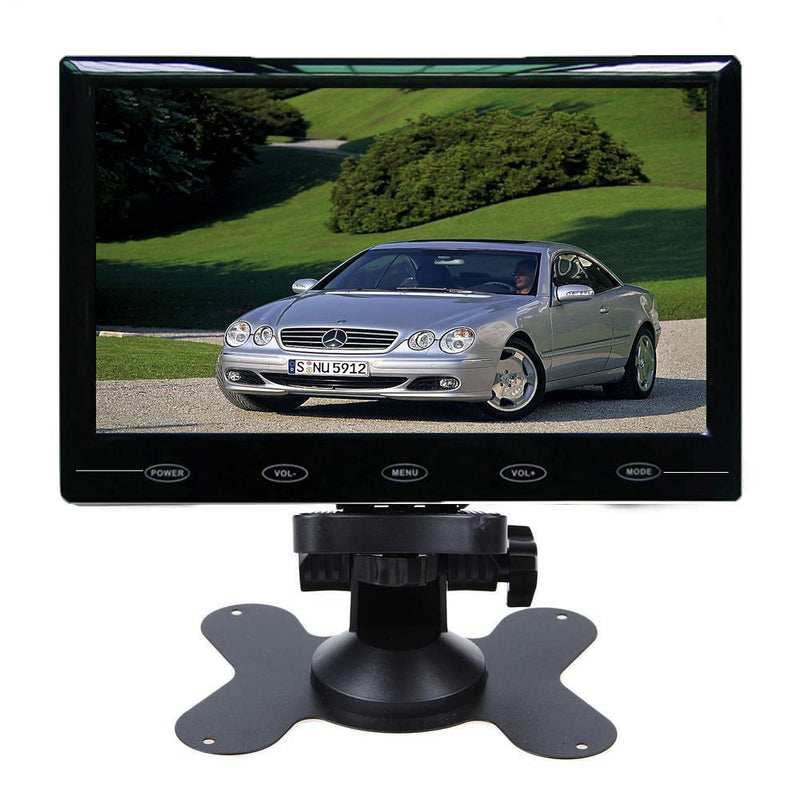 [AUSTRALIA] - 9'' Ultra Thin HD 800480 TFT Color LCD Screen 2 Video Input Car Rear View Headrest Monitor DVD VCR Monitor with Remote Control and Touch Button 