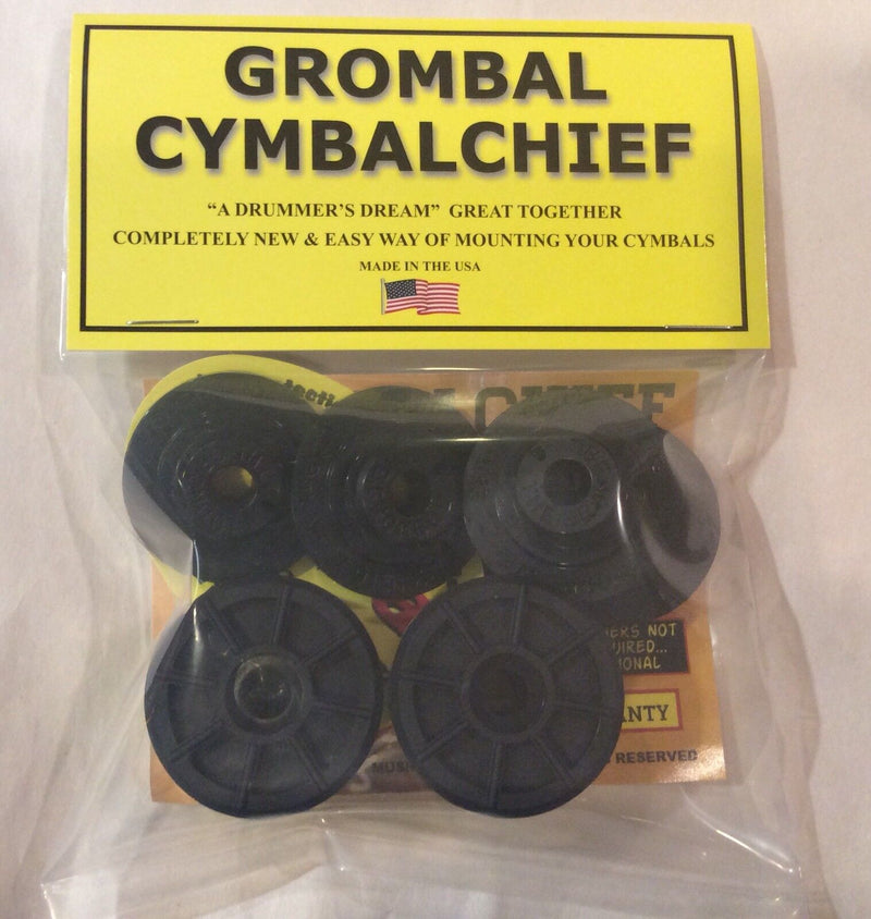 [AUSTRALIA] - Grombal Cymbal Grommet 3-Pack Black 