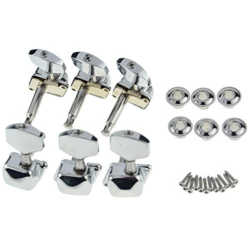 [AUSTRALIA] - Chrome 3R3L Semiclosed Tuning Pegs Machine Heads for Acoustic Guitar 