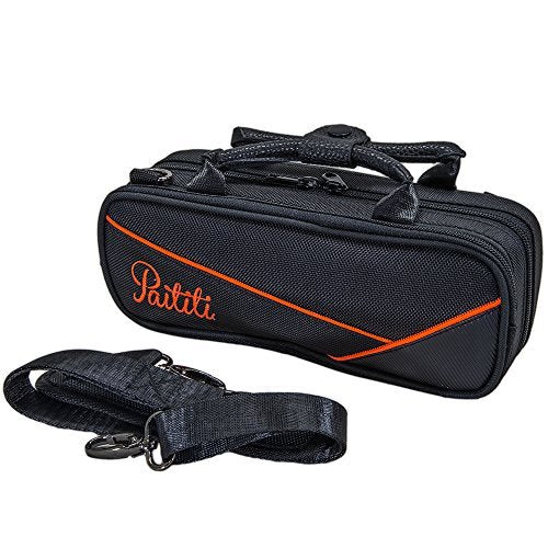 Paititi Lightweight Piccolo Case, Strong, Durable with Straps Black/Yellow