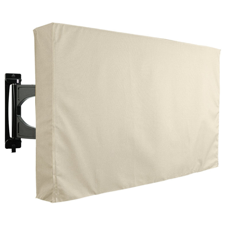 [AUSTRALIA] - KHOMO GEAR Outdoor TV Cover - SAHARA Series - Universal Weatherproof Protector For 30 - 32 Inch TV - Fits Most Mounts & Brackets 30'' - 32'' Beige 