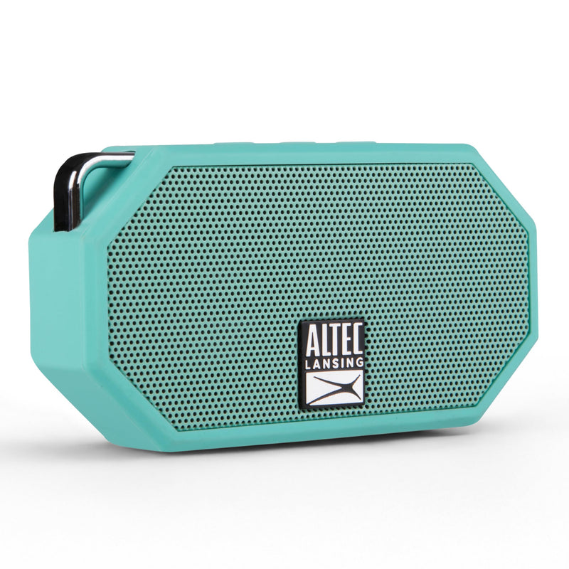 [AUSTRALIA] - Altec Lansing Mini H2O - Waterproof Bluetooth Speaker, IP67 Certified & Floats in Water, Compact & Portable Speaker for Hiking, Camping, Pool, and Beach Mint 