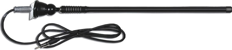 EnrockMarine 20B Black Flexible Rubber Mast Long Range Marine Boat Yacht AM/FM Radio Antenna