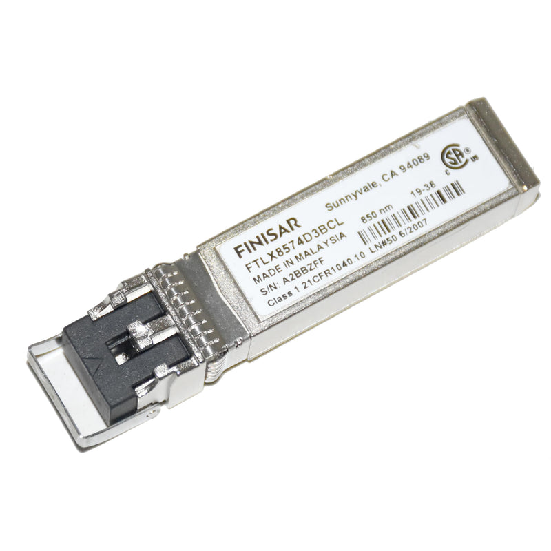 Genuine Finisar FTLX8574D3BCL 10GBASE-SR SFP+ Transceiver | 10G SR 850NM VCSEL 400M Multimode (-5 to 70C)