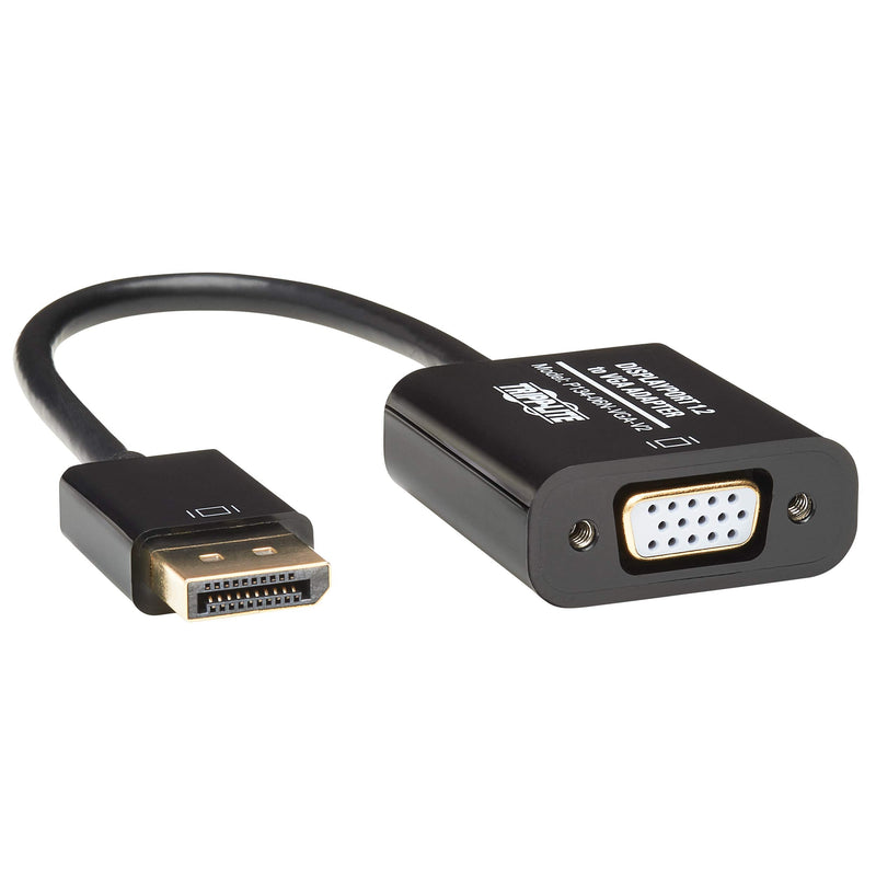 [AUSTRALIA] - Tripp Lite DisplayPort to VGA Adapter Cable Active Converter, Displayport 1.2, DP to VGA, 6 inches / 15.2 Centimeters, 3-Year Warranty (P134-06N-VGA-V2) DP 1.2 to VGA Active (6") 