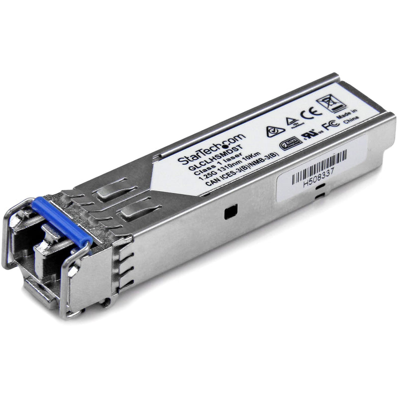 StarTech Cisco GLC-LH-SMD Compatible SFP Module, 1GbE SFP (GLCLHSMDST) | 1000BASE-LX/LH, 1GbE Single Mode Fiber Optic Transceiver, LC 10km, 1310nm, DDM Cisco Firepower, ASR920, IE2000