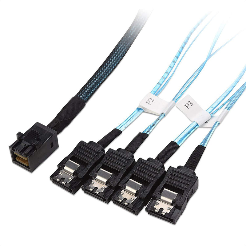 [AUSTRALIA] - Cable Matters Internal Mini SAS HD to SATA Cable (SFF-8643 to SATA Forward Breakout) 3.3 Feet, 1m 