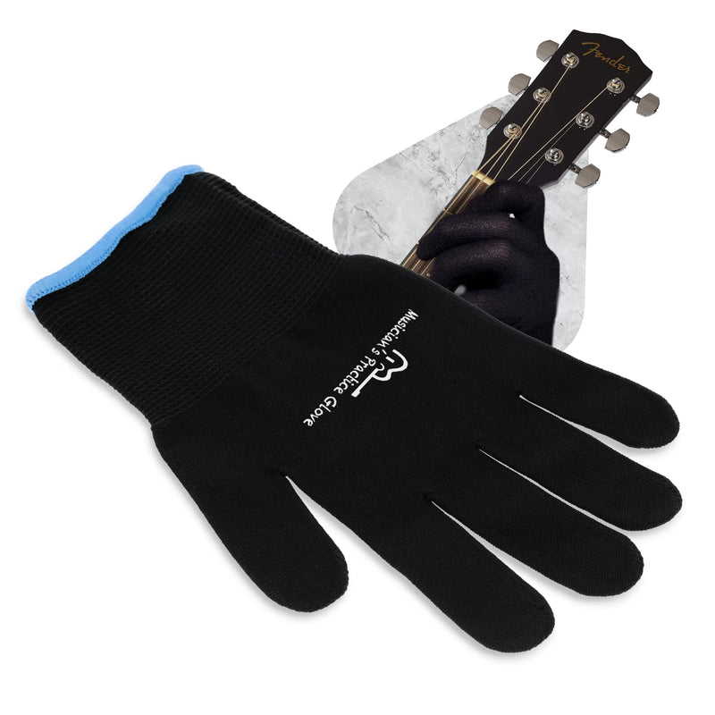 Musician's Practice Glove - 1 Glove - Finger & Hand issues Medium Black