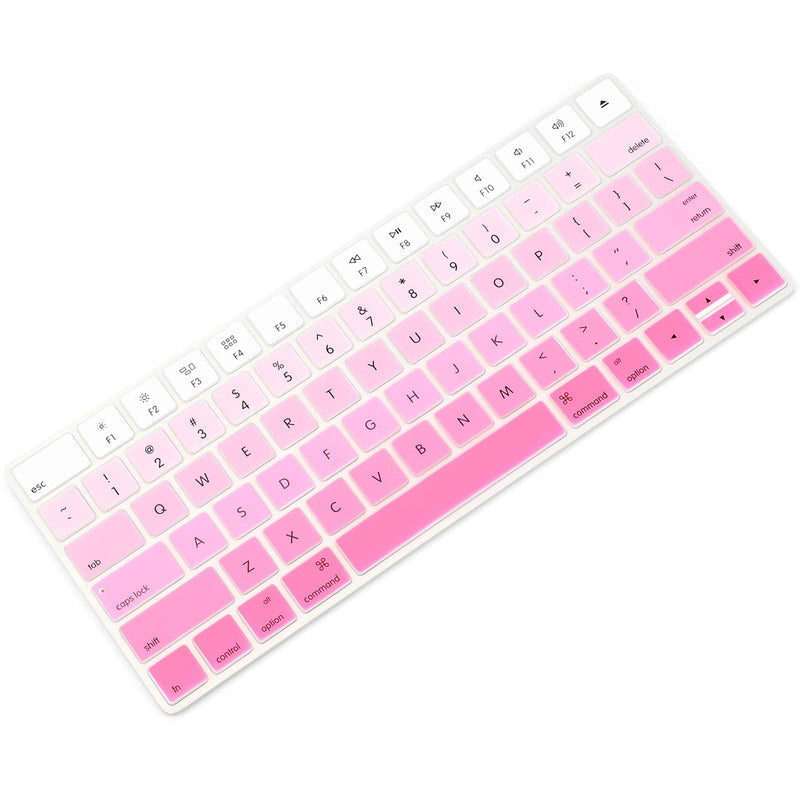 Allinside Ombre Pink Cover for Apple Magic Keyboard (MLA22LL/A) with US Layout Magic Keyboard (MLA22LL/A A1644) 06 Ombre Pink