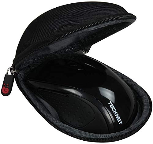 Hermitshell Hard Travel Case for TeckNet Pro 2.4G / TeckNet 2600DPI Bluetooth Wireless Mouse (Black) Black