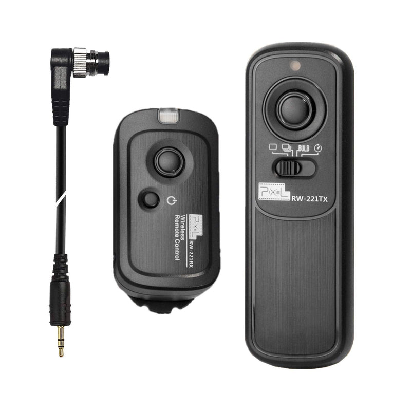 [AUSTRALIA] - Pixel Camera Wireless Remote Shutter Release RW-DC0 for Nikon Z8 Z9 D3 D4 D5 D6 D800 D850 D800E D810A D810 D700 D500 D300 D300s D200 F100 F90 F90X F6 F5 N90s D1X D2H with Nikon MC-30A MC-36A 