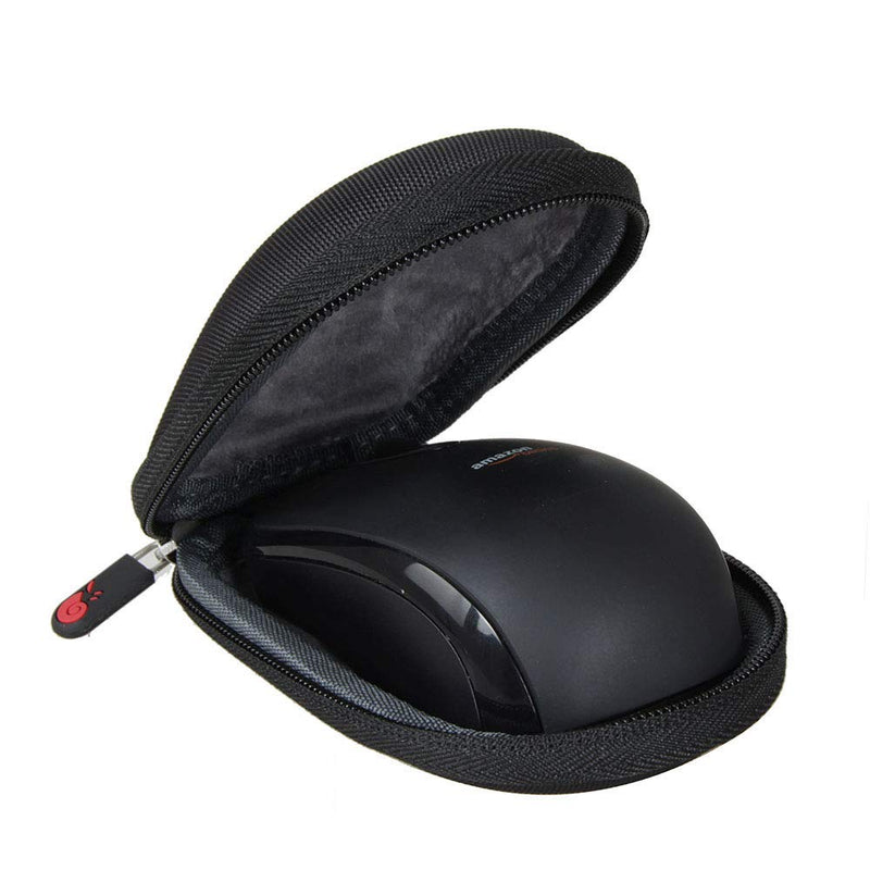 Hermitshell Travel Case for AmazonBasics Wireless Mouse Nano Receiver MGR0975 (Black) Black