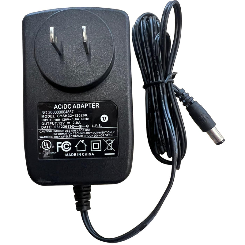 UpBright 12V AC/DC Adapter Compatible with Yamaha P-115 P-115B P-105 B P-71 P-71B P-125B P-125 P-121B P125 P-121 Digital Piano PSR-550 PSR-330 PSR-290 PSR-285 PSR-170 PA-51 PA-5D KB-280 PA-150 Power