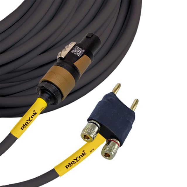 [AUSTRALIA] - Professional Audio Speaker Cable - 12 Gauge (25 FT Foot Speakon to Banana) 25 ft 