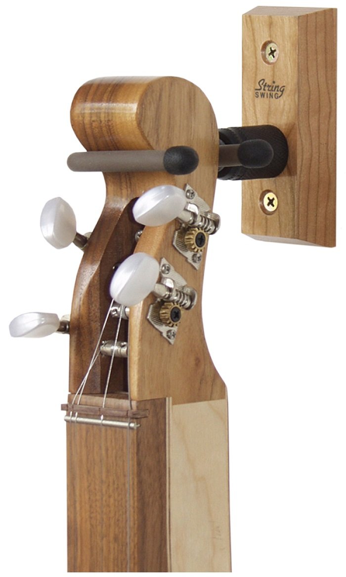 [AUSTRALIA] - String Swing Dulcimer Hanger Wall Mount Holder CC01D-C Solid Cherry Hardwood Block 