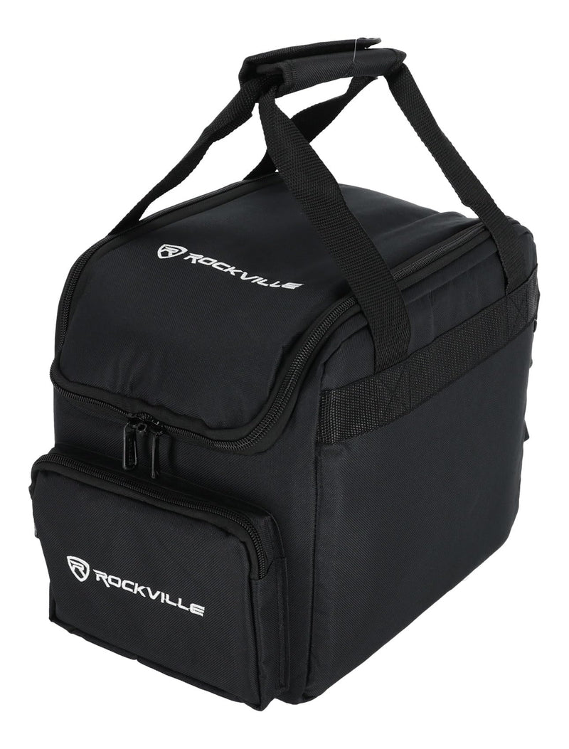 Rockville RLB25 Lighting Bag for (4) Par Lights SlimPAR 64 or RGBA + Controller