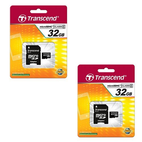 Vtech Kidizoom Action Cam  Digital Camera Memory Card 2 x 32GB microSDHC Memory Card with SD Adapter (2 Pack)