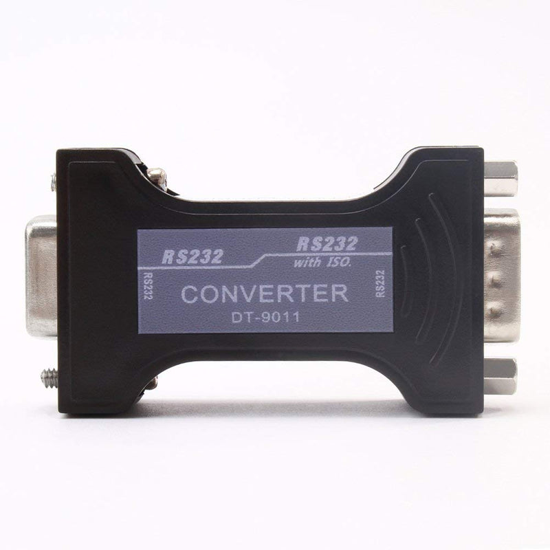 DTECH Port Powered RS232 to RS232 Serial Port Isolator Optic Electric Adapter to Protect You PC and RS-232 Device 3 wire isolated adapter