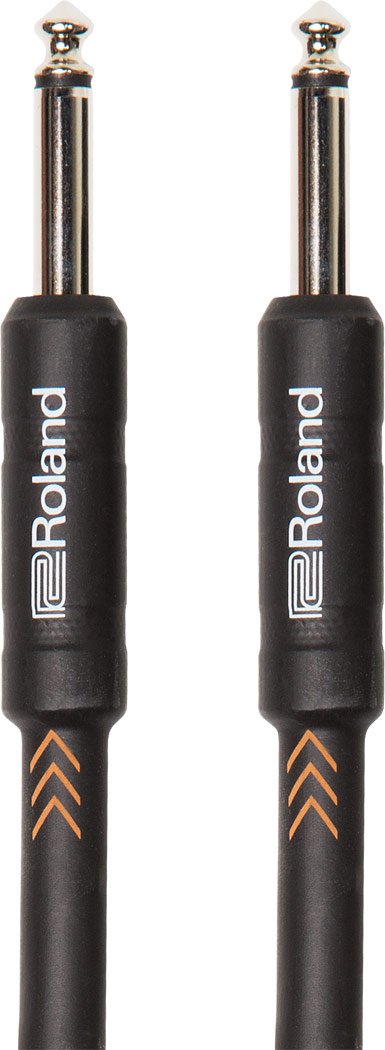 Roland Black Series Instrument Cable, Straight/Straight 1/4-Inch Jack, 3-Feet 1 Count (Pack of 1)