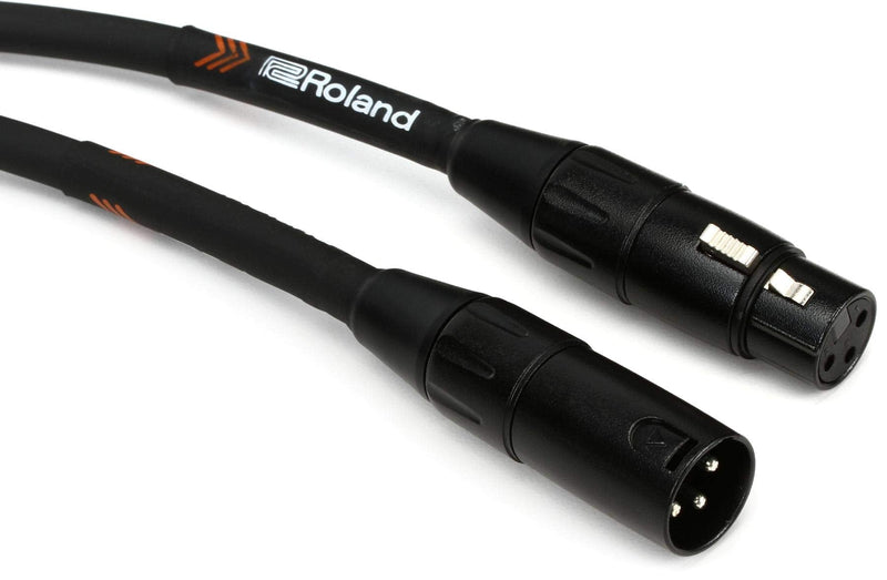 Roland Microphone Cable Black 15 feet Heavy-duty XLR