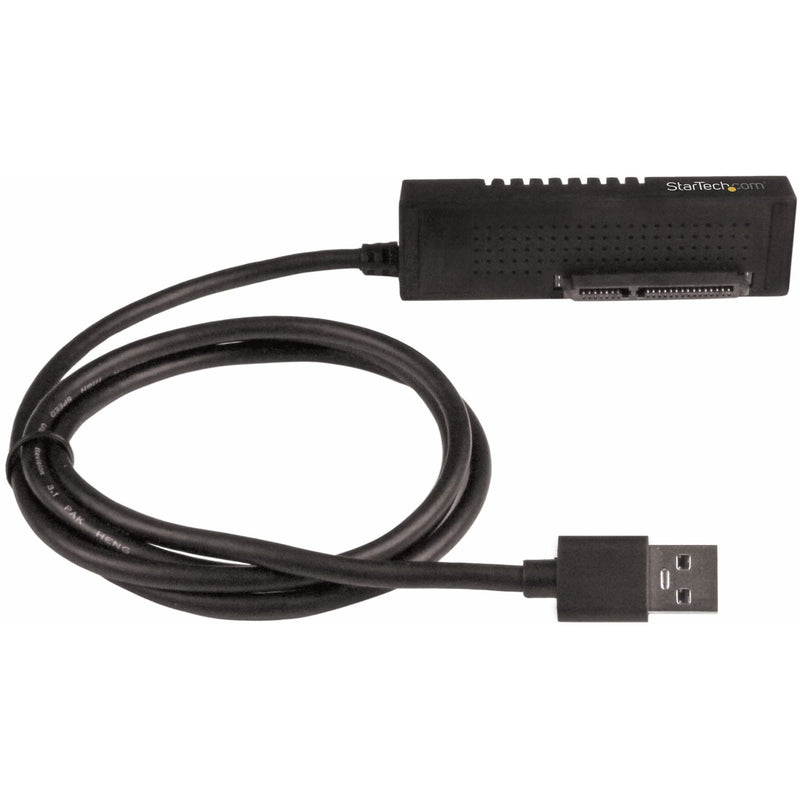 StarTech SATA to USB 10Gbps Cable, 2.5/3.5in SATA I/II/III (USB312SAT3) | External converter for SSD or HDD data transfer, UASP, TRIM, 4Kn, S.M.A.R.T., Power adapter, Not for optical drives USB A 10 Gps