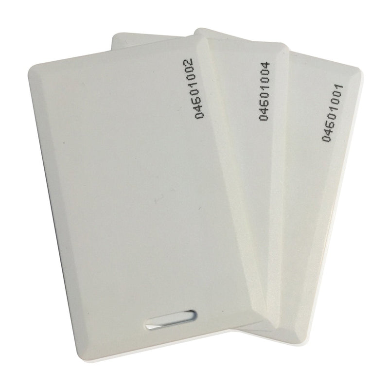 50 pcs 26 Bit Proximity Clamshell Weigand Prox Swipe Cards Compatable with ISOProx 1386 1326 H10301 Format Readers and Systems. Works with The vast Majority of Keyless Entry Access Control Systems