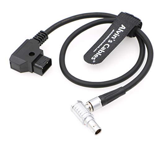 Alvin's Cables D-Tap to 2 Pin Male Right Angle Power Cable for Teradek Bond, Teradek Bolt, SmallHD Monitor 45cm|18inches right angle 2 pin