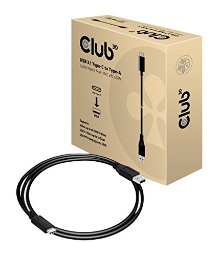 Club3D CAC-1523 USB 3.1 Type-C to USB Type-A Cable TYPE C- TYPE A